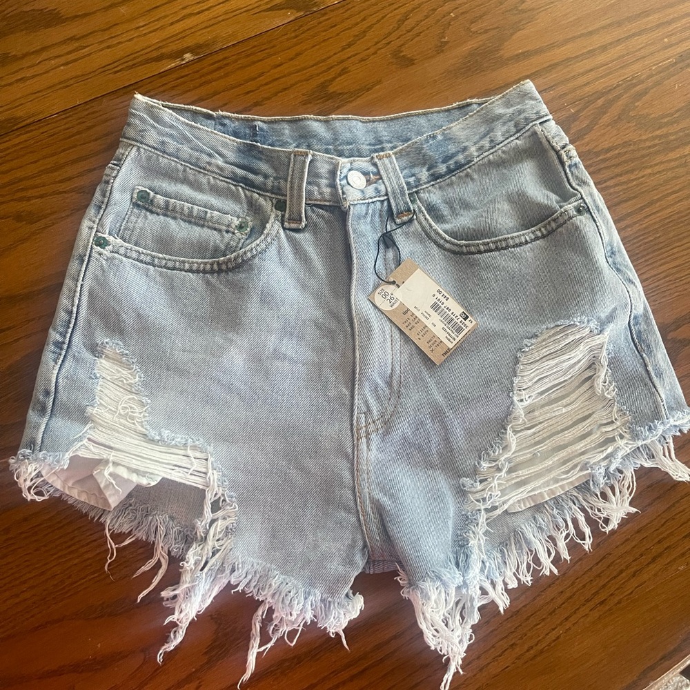 Woman’s upcycled/vintage Levi shorts